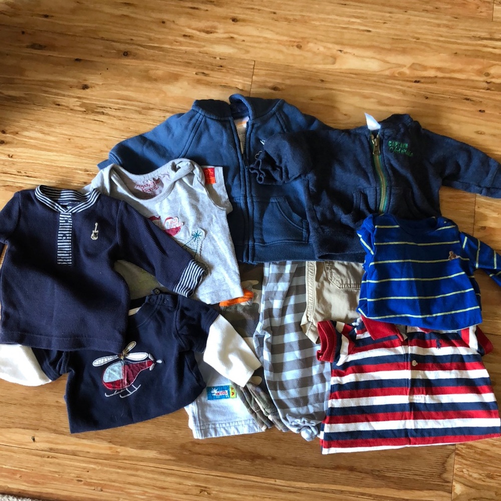 0-3 month bundle boys clothes